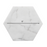 Calacatta Mix Marble Hexagon Loose - Honed