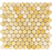 Honey Onyx Mosaic - 1" Hexagon Polished