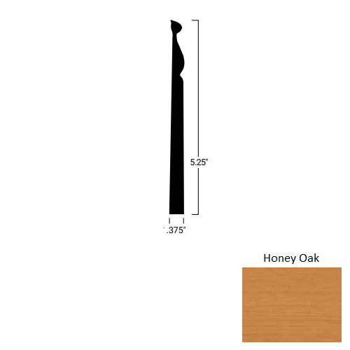 Johnsonite Honey Oak MW-MS7-Z