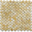 Honey Onyx Mosaic - 1" Fan Polished