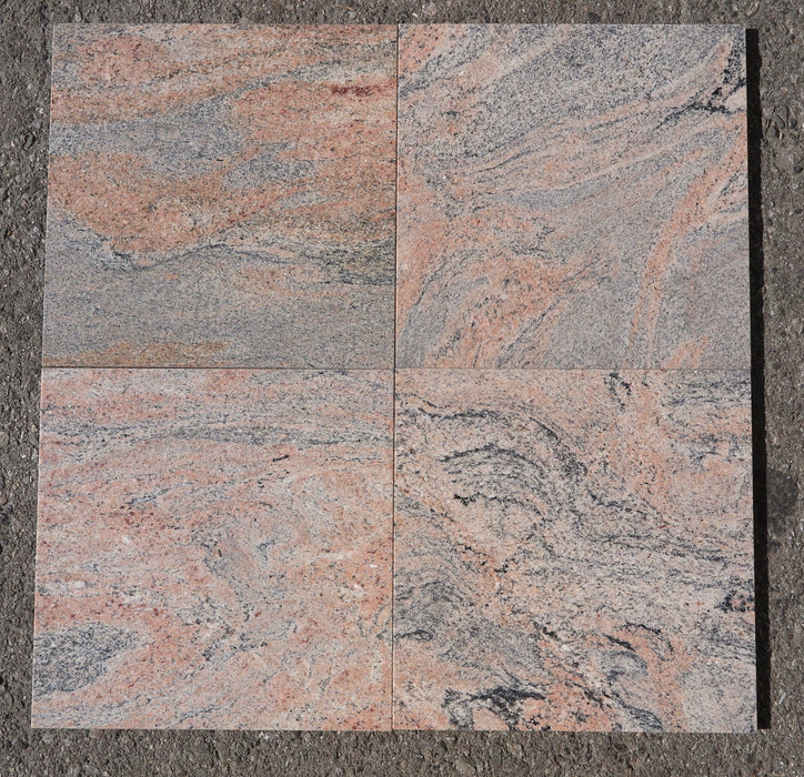 Indian Juparana Granite Tile - 12" x 12" x 3/8"