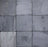 Full Tile Sample - Black Slate Tile - 12" x 12" x 3/8" Tumbled