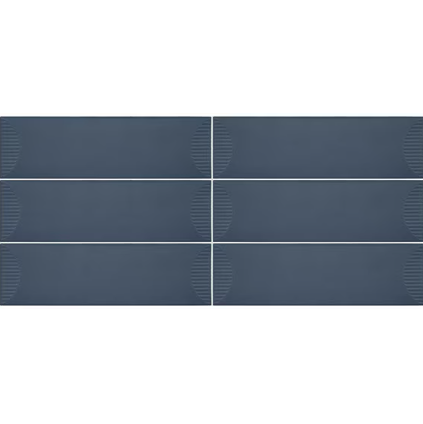 Stencil Ceramic Indigo Half Moon SC38