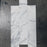 Polished Italian Statuary White Marble Tile - 4" x 12" x 3/8"