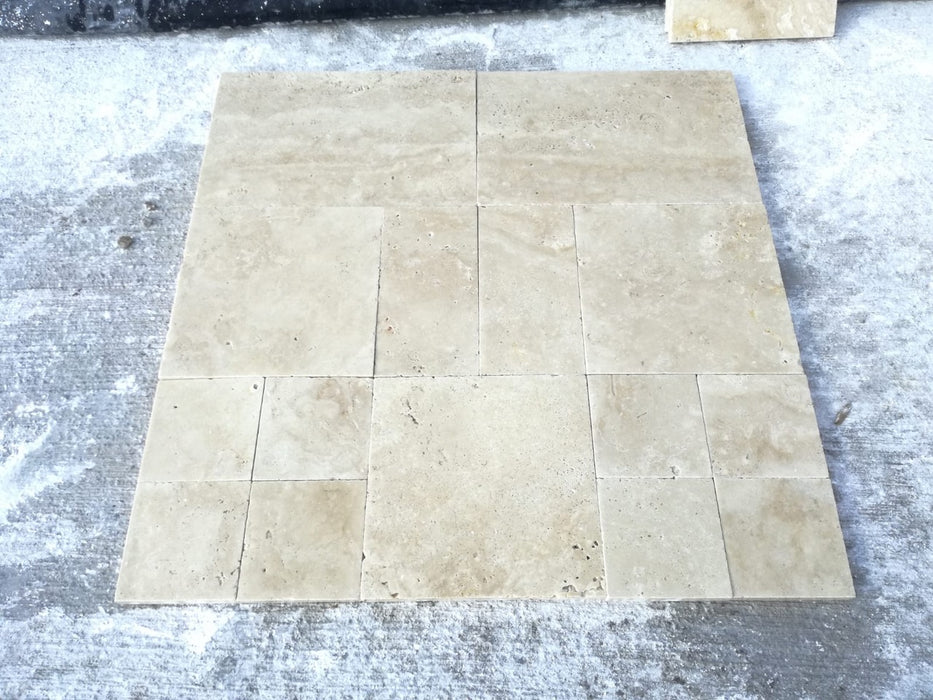 Ivory Travertine Pattern - Various Sizes Tumbled