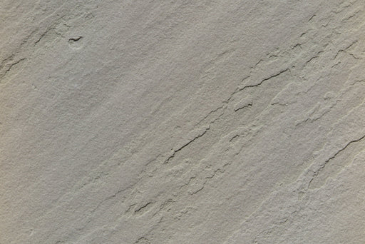 Full Tile Sample - Jade White Sandstone Tile - 18" x 18" x 1/2" Brushed