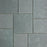 Jade Green Slate Natural Cleft Face, Gauged Back Tile - 16" x 16" x 3/8"