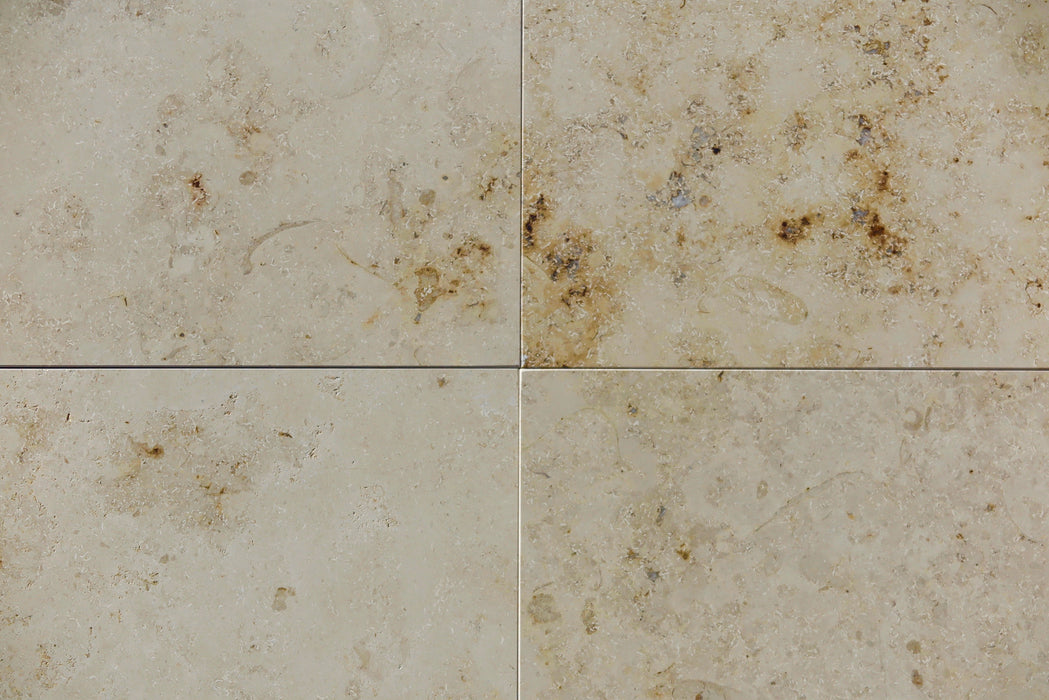 Jura Beige Limestone Tile - 18" x 18" x 1/2"