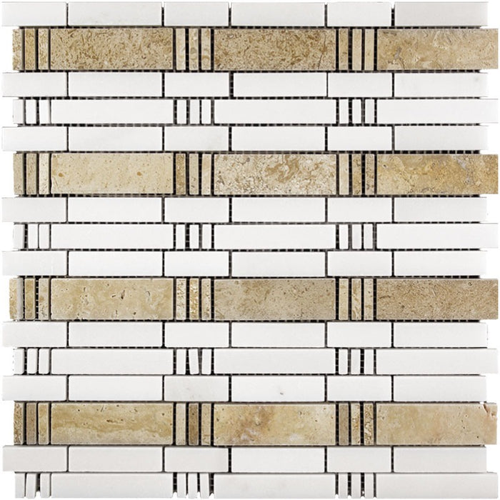 Marbella Eastern White / Beige Travertine KB-C02