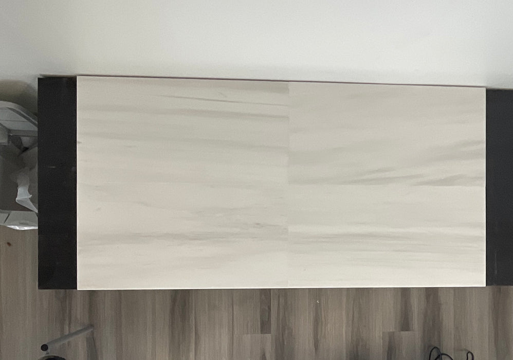 Bianco Dolomiti (Karayel) Honed Marble Tile - 12" x 24"