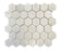 Full Sheet Sample - Bianco Dolomiti (Karinna) Marble Mosaic - 2" x 2" x 3/8" Polished