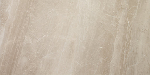 Kashmir Hueso Polished Porcelain Tile - 12" x 24"