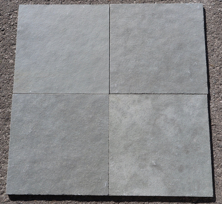 Kota Blue  Natural Cleft Face, Gauged Back Limestone Tile - 12" x 12" x 3/8"