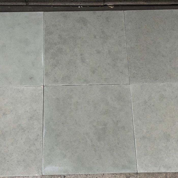 Kota Blue Limestone Tile - 12" x 12" x 3/8" Honed