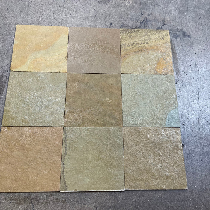 Kota Brown Limestone Tile - Natural Cleft Face, Gauged Back