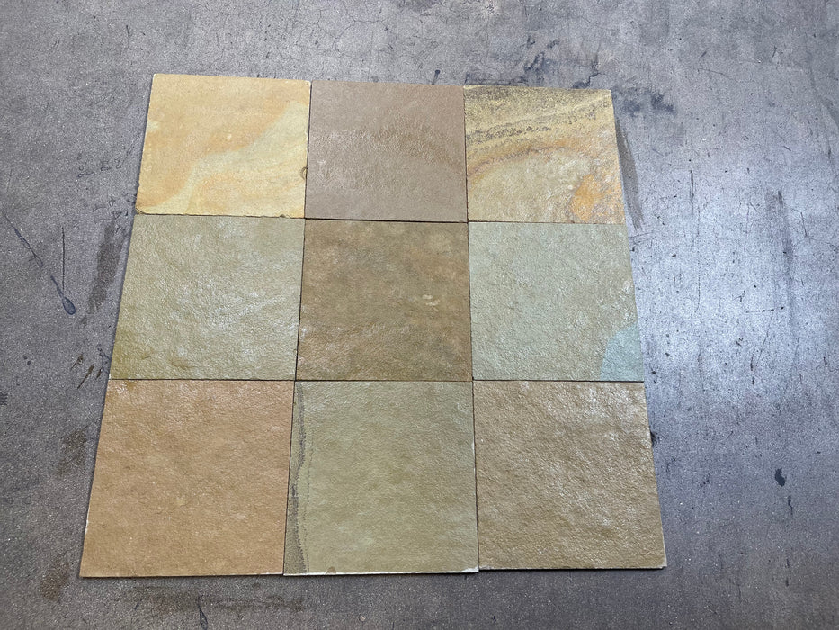 Kota Brown Limestone Tile - Natural Cleft Face, Gauged Back