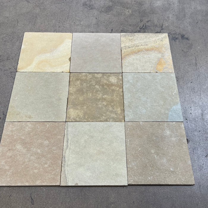 Kota Brown Limestone Tile - Natural Cleft Face, Gauged Back