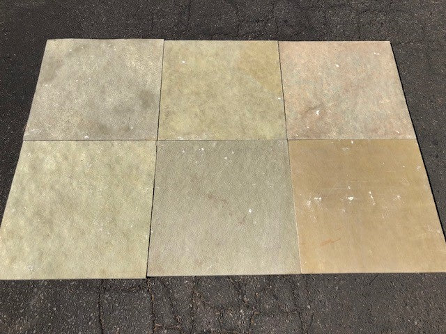 Kota Brown Limestone Tile - 12" x 12" x 3/8" Gauged