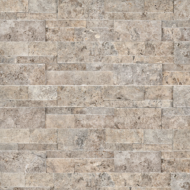 MSI Silver Travertine Split Face Ledgestone | Lowest Price — Stone