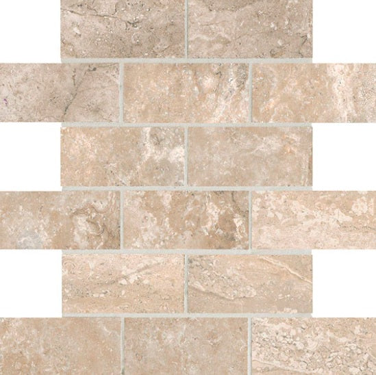 American Olean Laurel Heights LH96 Elevated Beige Matte Ceramic Mosaic