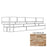 Rockmount Stacked Stone Panels Casa Blend 3D LPNLTCASBLE618COR-MULTI