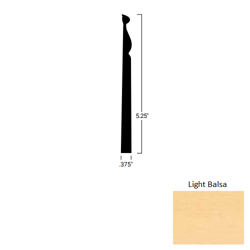Johnsonite Light Balsa MW-MS5-Z