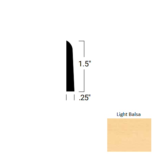 Johnsonite Light Balsa SHU-MS5-A