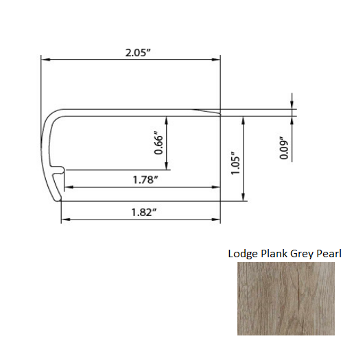 Aloft Lodge Plank Gray Pearl TSNLDP151