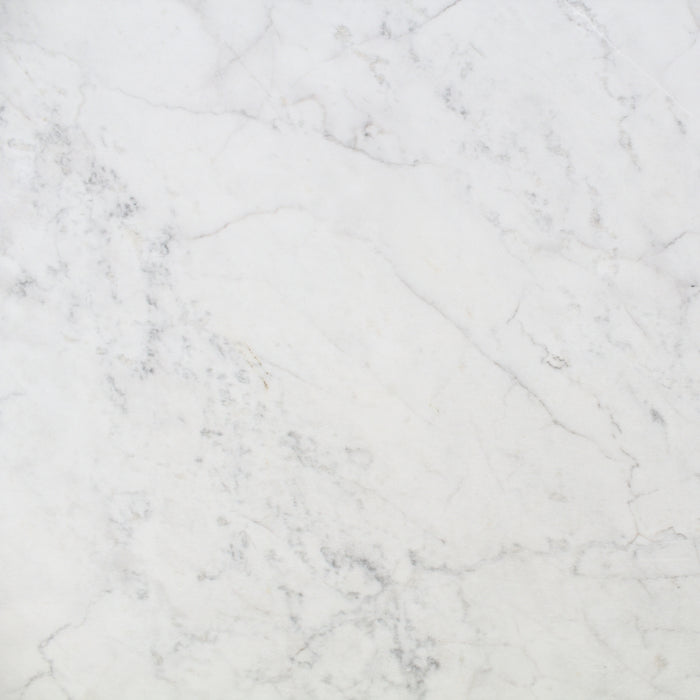 Lumi White Polished Marble Tile - 12" x 24" x 3/8"