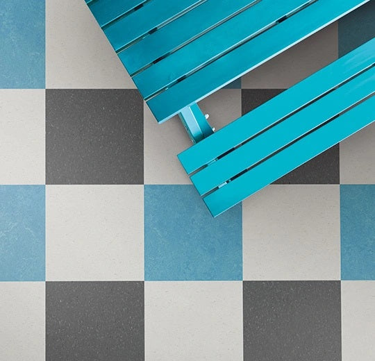 Marmoleum Composition Tile (MCT) Grey Dusk Linoleum MCT 3607