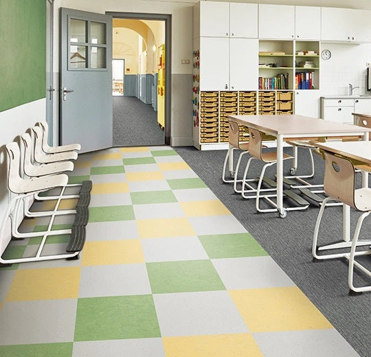 Marmoleum Composition Tile (MCT) Frosty Grey Linoleum MCT 3629