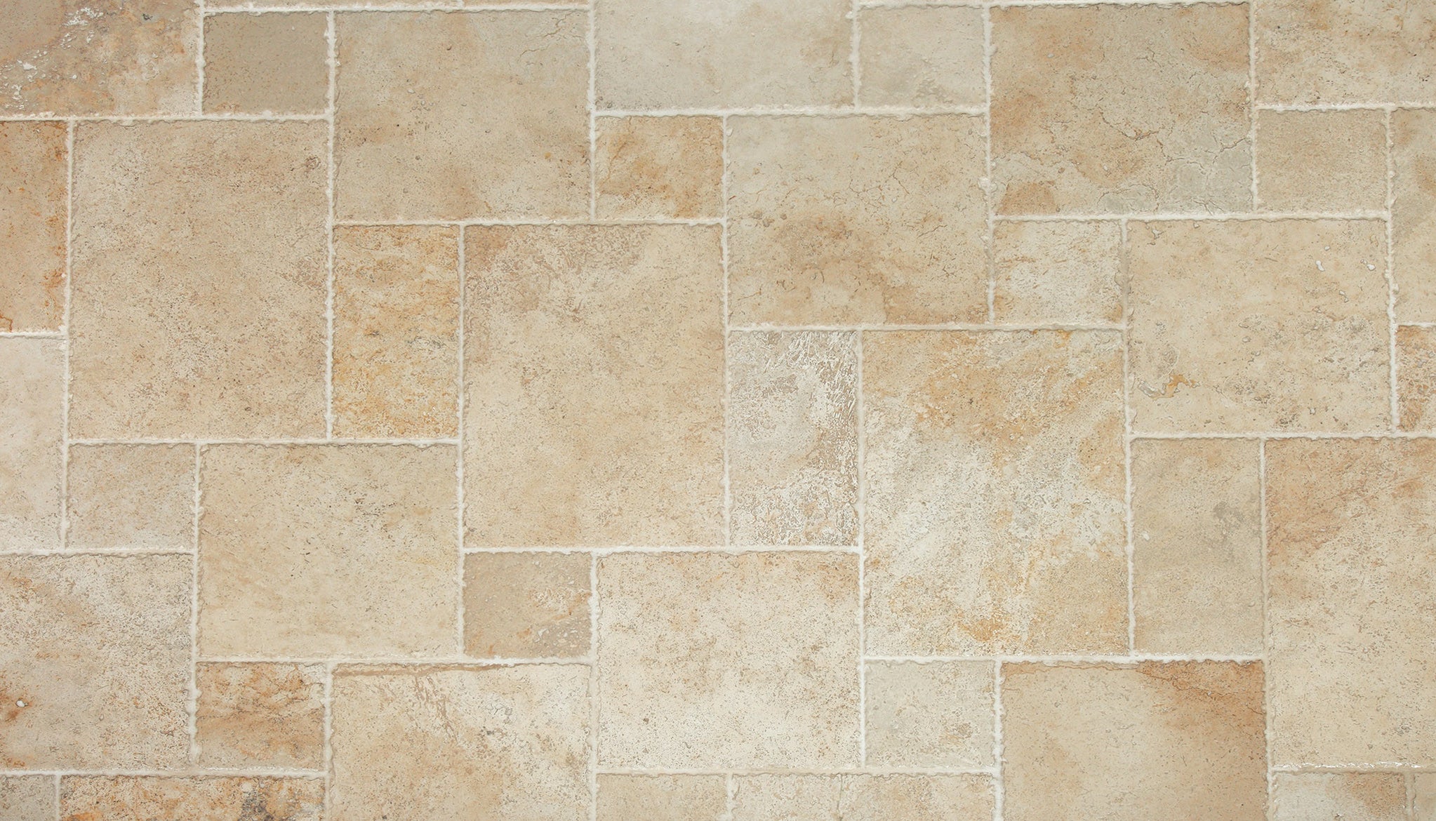 Arizona Tile Marciano Unfilled & Brushed Travertine Lyon Pattern