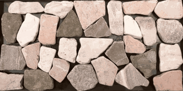 Island Rock Interlocking Merak Pebble Mosaic - Honed