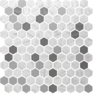 Onix Hex Blends Metal Carrara 112998