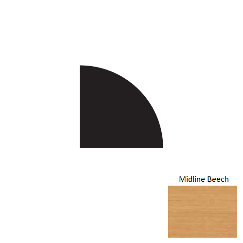 Tarkett Johnsonite MS6 Midline Beech Masquerade Quarter Round — Stone ...