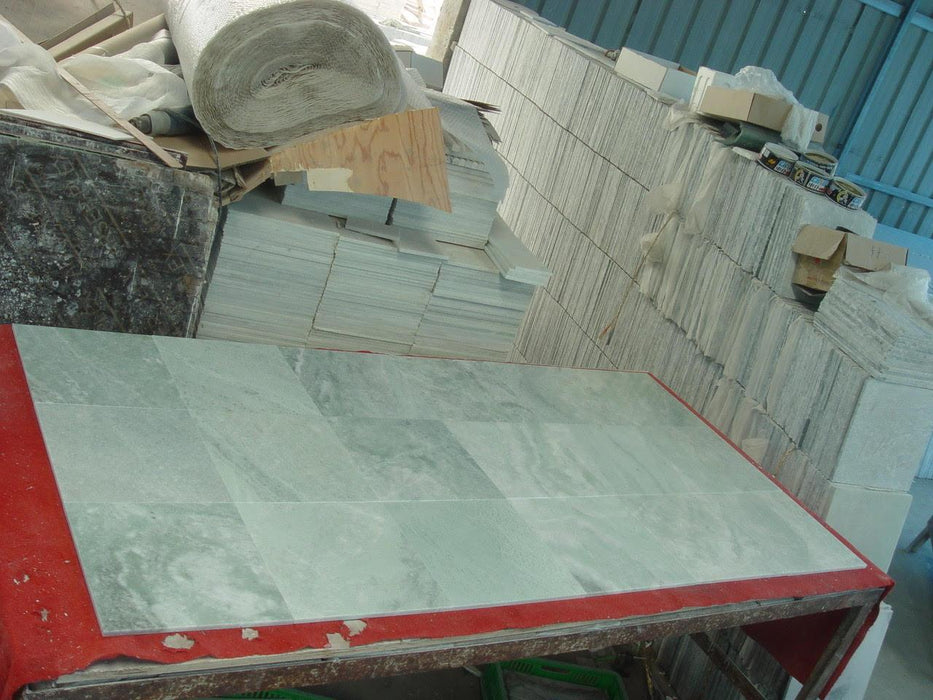 Ming Green Marble Tile - 12" x 12" x 3/8"