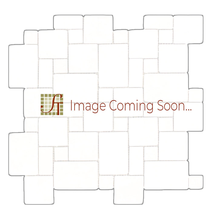 Titanium Travertine Mosaic - Mini Versailles Pattern (Interlocking) Tumbled