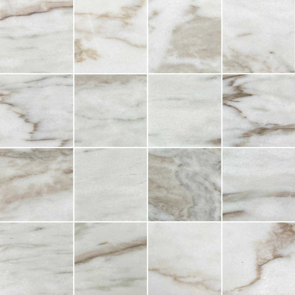 Full Tile Sample - Misty Bay Marble Tile - 12" x 24" Honed