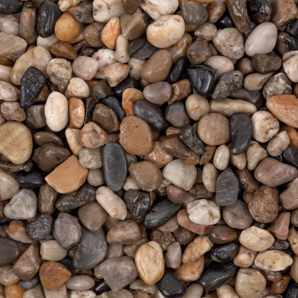 Loos Pebless Mixed Small Polished Marble Loose Pebble | Lowest Price — Stone & Tile ...