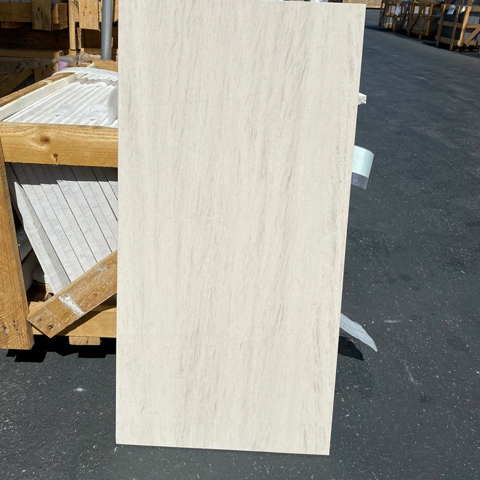 Mocha Creme Limestone Tile - 18" x 36" x 1/2" Honed