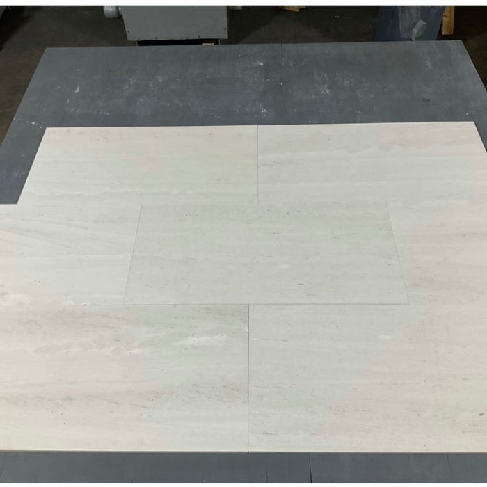 Mocha Creme Honed Limestone Tile - 18" x 36" x 1/2"