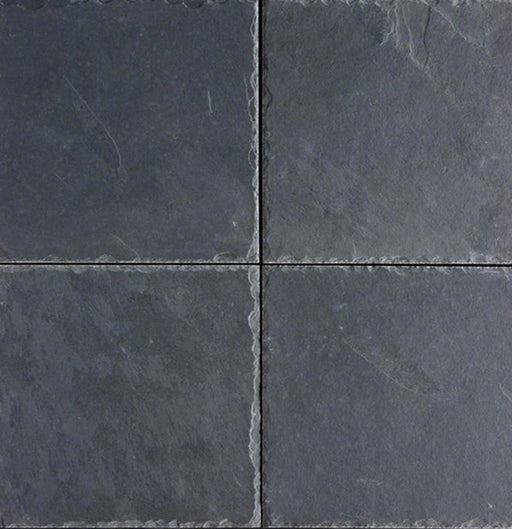 Montauk Black Slate Chiseled Tile