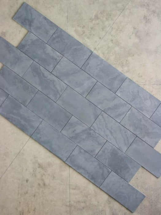 Montauk Black Slate Honed Tile - 3" x 12" x 3/8"