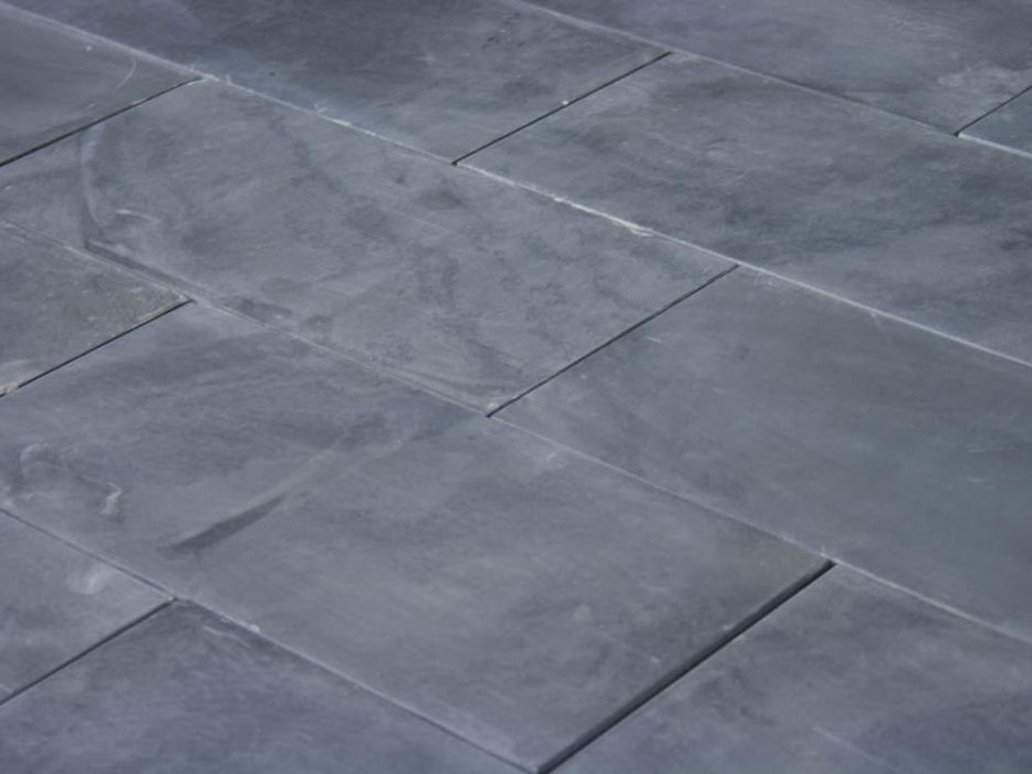 Montauk Black Slate Honed Tile - 6" x 6" x 3/8"
