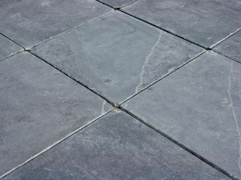 black stone flooring