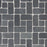 Montauk Black Slate Tumbled Tile - 6" x 6" x 3/8"