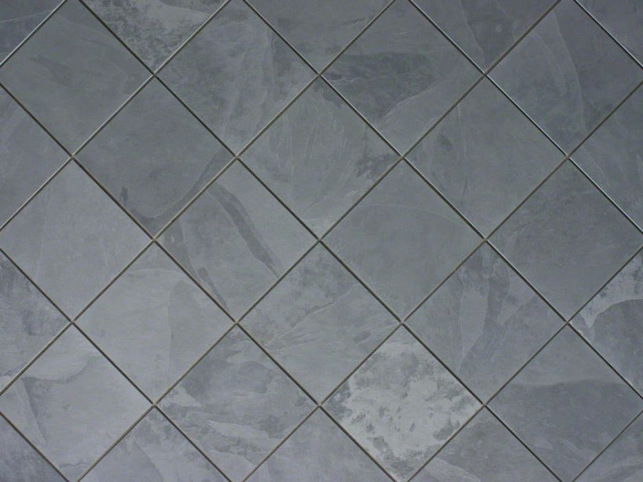 Montauk Blue Slate Brushed Tile - 3" x 12" x 3/8"