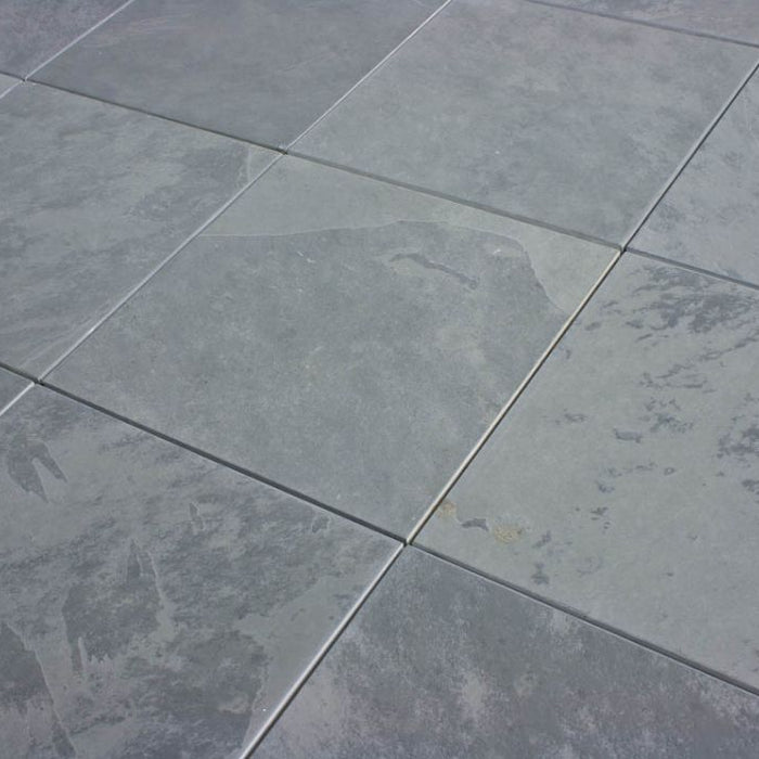 Montauk Blue Slate Brushed Tile - 4" x 12" x 3/8"