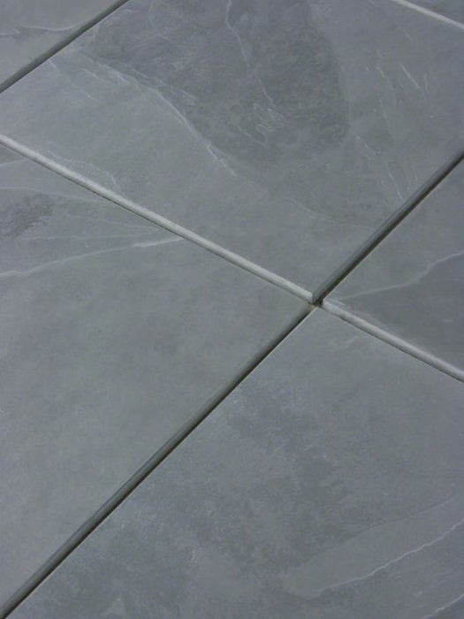 Full Tile Sample - Montauk Blue Slate Tile - 4" x 24" x 3/8" Brushed