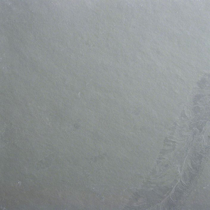 Montauk Blue Slate Natural Cleft Face, Gauged Back Tile - 6" x 6" x 3/8"